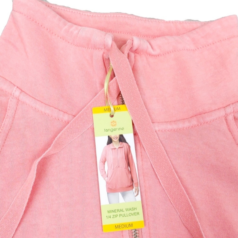 NWT Tangerine Womens Med Peach 1/4 Zip Pullover - Picture 5 of 8